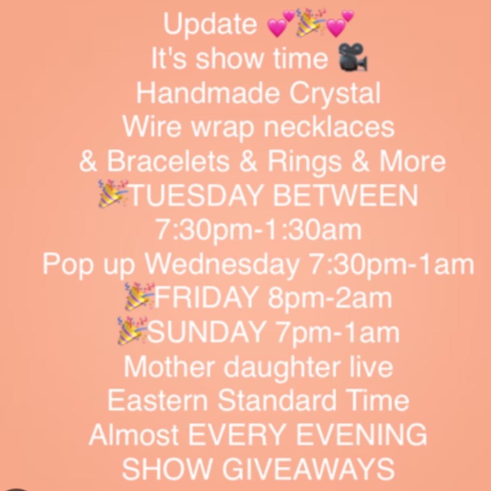 HANDMADE ❤️LIKE TO BE NOTIFIED 💋HANDMADE CRYSTAL JEWELRY DESIGNED BY ME